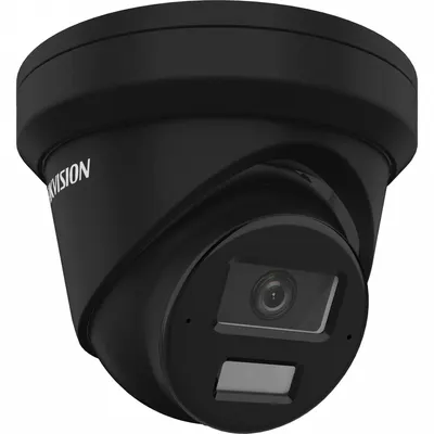 Camera de supraveghere IP Turret 4MP Hikvision DS-2CD2343G2- LI2U(2.8MM)/BK, lentila fixa 2.8mm, iluminare min: Color: 0.005 Lux