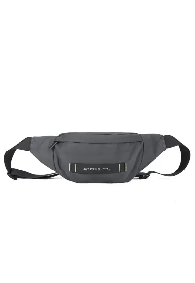 Borseta unisex cu bareta ajustabila - Gri