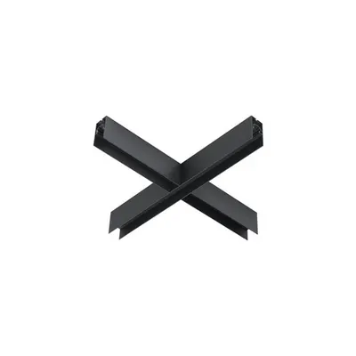 BUXTON MAGNETIC Nisipiu Negru Aluminiu Cross Corner For Surface & Suspended Mount