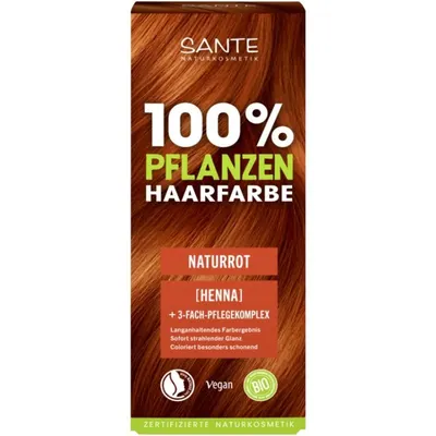 Vopsea de Par Bio, Roscat Natural, pe Baza de Plante, 100 g, LaVera and Sante