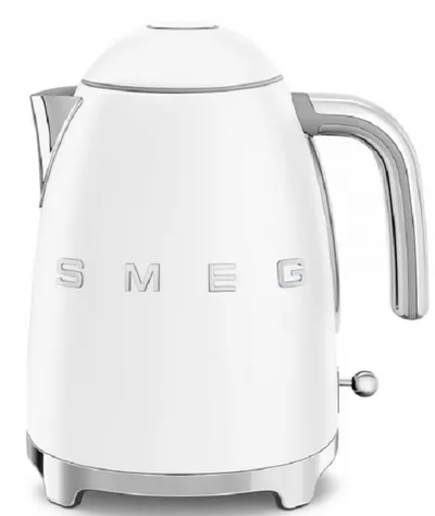 Fierbător electric Smeg - KLF03WHMEU, 2400W, 1.7 l, alb mat