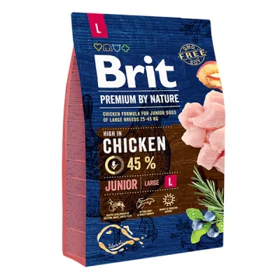 Hrana uscata pentru caini Brit Premium, Junior L 3kg