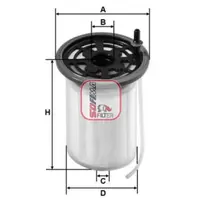 Filtru combustibil SOFIMA S 0H2O NE