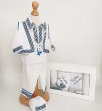 Set Botez Traditional Raul 21 a, 2 piese costumas traditional si trusou Botez Traditional