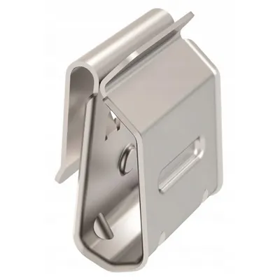 Clema clips fixare cablu solar fotovoltaic – 4-6 mm², otel inoxidabil