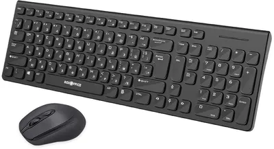 Set Roxpower - ST-SKB901, fără fir, negru