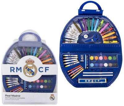 Set de desen Cerda Real Madrid - Într-o servietă, 50 piese