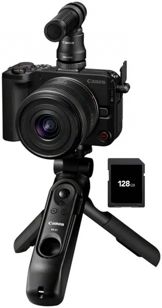 Aparat foto Canon - EOS R50 V, RF-S 14-30mm, f/4-6.3 IS STM PZ, Content Creator