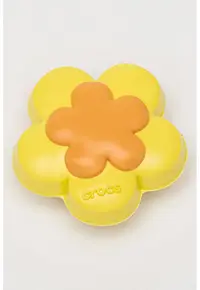 Talisman in forma de floare - pentru saboti - Galben pai/Portocaliu deschis
