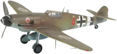 Model asamblat a unei aeronave militare Revell - Messerschmitt Bf 109 G-10 (04160)