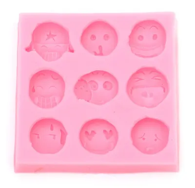 Mold de silicon (formă) Em Art - Emojis, 93 x 91 x 15 mm