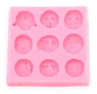 Mold de silicon (formă) Em Art - Emojis, 93 x 91 x 15 mm