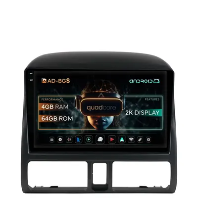 Navigatie 2K Honda CRV (1998-2005), Android, S-Quadcore 4GB RAM + 64GB ROM, 9.5 Inch - AD-BGS90042K+AD-BGRKIT017