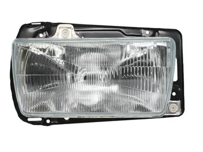Far fata Stanga (H4, manual, fara motoras, culoare insert: argintiu) potrivit VW JETTA II