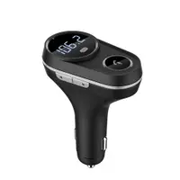 Modulator FM Bluetooth Tellur B5, Functia Siri, MicroSD, 2x USB, 12-24V, Negru