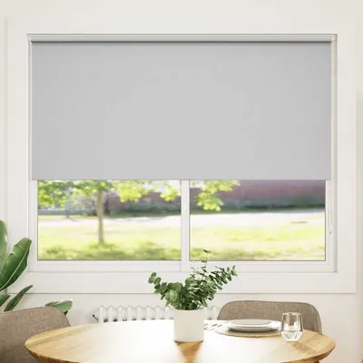 vidaXL Jaluzea opacă 164,4x175 cm, lățime material 160 cm, gri