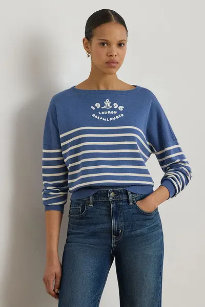 Lauren Ralph Lauren Pulover pentru femei, din bumbac