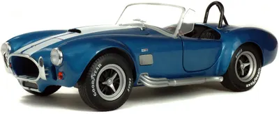Model de colecție SOLIDO Modern: Mașini - Shelby Cobra 427 S/C (Metallic Blue) (1965)