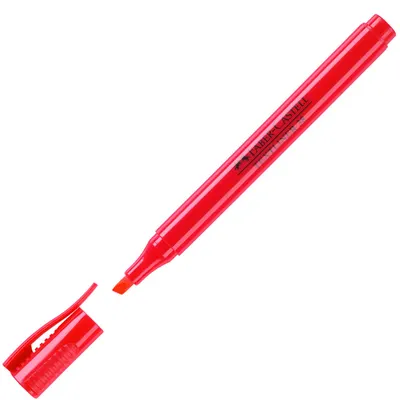 Marcator text Faber-Castell Slim 38 - Rosu