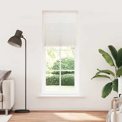 Jaluzea plisse, alb, 90x200 cm, pliuri