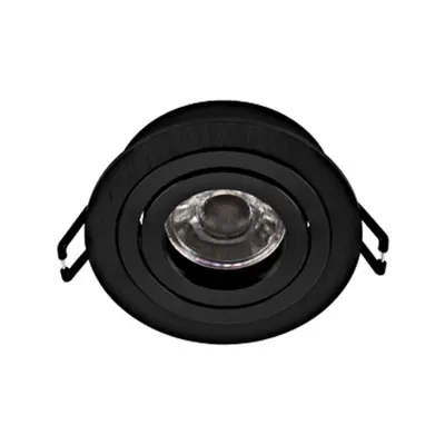 Terni Pro 50W GU10 round black IP20