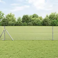 vidaXL Gard de Sârmă Sudată pentru Fixare în Pământ 100 x 0,6 m Plasă