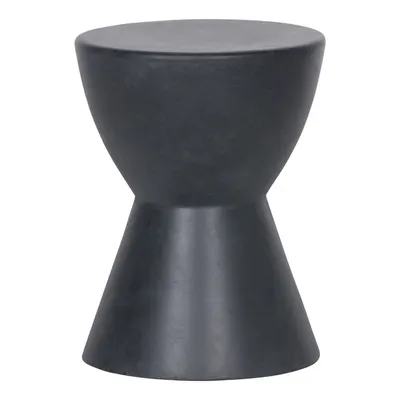 Taburet adecvat și pentru exterior WOOOD Dover, ø 35 cm, gri antracit