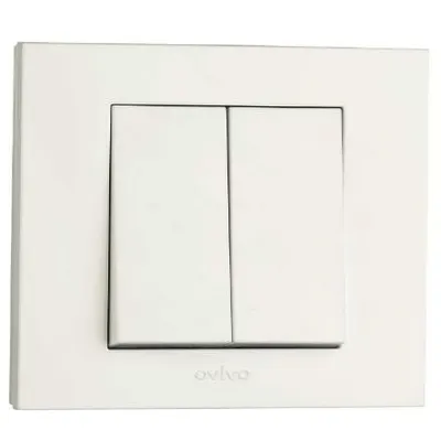 Comutator ST Grano Nat Ovivo OV00002, 250V, 16A, alb