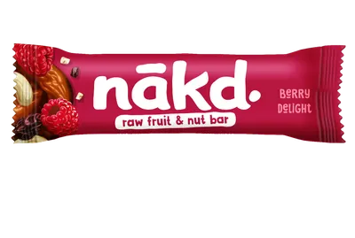 Baton cu zmeura raw vegan, 35g, Nakd