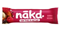 Baton cu zmeura raw vegan, 35g, Nakd