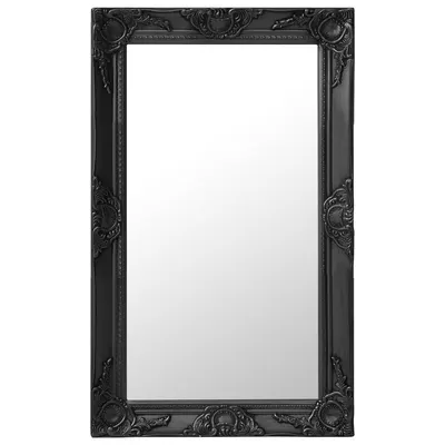 vidaXL Oglindă de perete în stil baroc, negru, 50 x 80 cm
