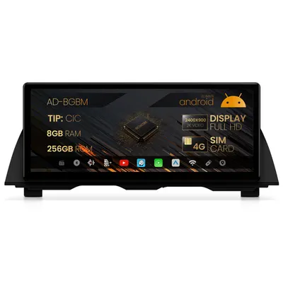 Navigatie BMW Seria 5 GT F07 (2009-2012), Varianta CIC, Android 13, BM-Octacore 8GB RAM + 256GB ROM, 12.3 Inch - AD-BGBM12008CI+AD-BGRKITBM008