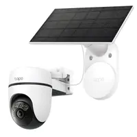 Solar Cam 2K Pan/Tilt (2-Cam Kit) HB112, 1/2.8" CMOS Sensor, 2× 850nm IR LED, 2× LED(Color Temperature: 3000K), Pan Mechanical R