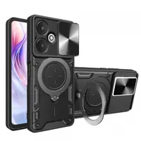 Husa pentru Xiaomi Redmi 13C 5G, Techsuit, CamGuard Pro, Neagra