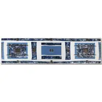 Brau decorativ faianta baie / bucatarie Arona Blue 8 x 25