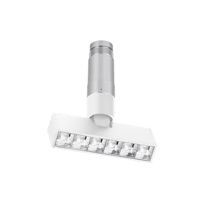 Sistem iluminat pe sina IMAGINE Nisipiu Alb Aluminiu 6W 48V 150mA 443lm Osram CRI>90 UGR<6 Beam Angle 24° 3000K IP20 Rotating & Adjustable & Driver Included