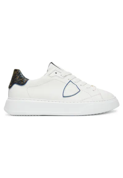 Tenisi dama A012161 - piele naturala - alb/negru