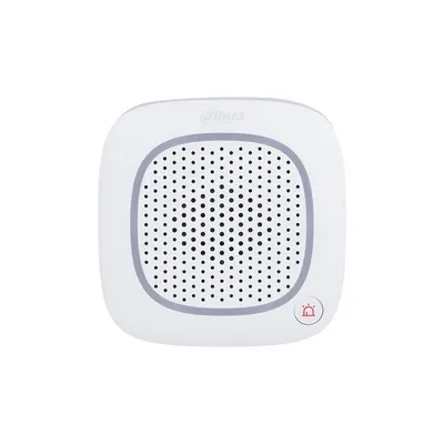 Sirena interior cu functie de interfon wireless Dahua ARA14-W2(868), bidirectionala, 1600 m, control interfon prin aplicatie