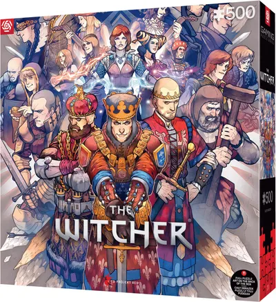 Puzzle Good Loot din 500 de piese - The Witcher: Regatele Nordului
