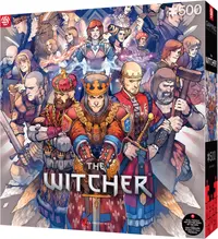 Puzzle Good Loot din 500 de piese - The Witcher: Regatele Nordului