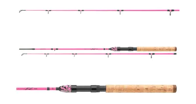 Lanseta pentru copii Daiwa Ninja Kids pink 1.60 m, 10-30 g, 2 buc