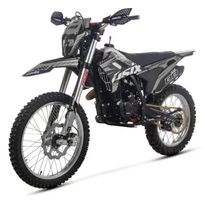 Motocicleta Cross Enduro Asix XB88 A3, 250cc, roti 21 18 , culoare negru gri, pornire electric picior