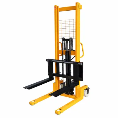 Transpalet manual 1T, inaltime de ridicare 1.6M - Furci reglabile 200–580 mm
