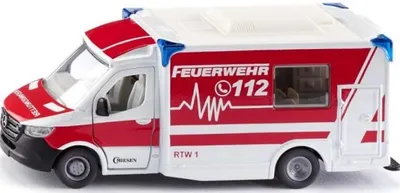 Jucarie metalica Siku - Ambulanta Mercedes-Benz Sprinter Miesen