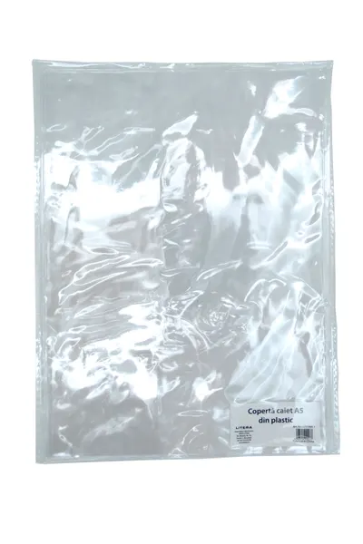 Coperta caiet A5 transparenta