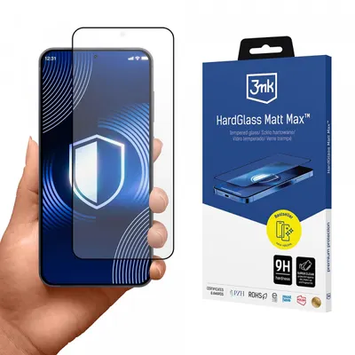 Folie de protectie Ecran Matte 3MK Max pentru Samsung Galaxy S26 Plus S947, Sticla Securizata, Full Glue, Neagra