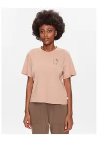Tricou dama - 302740109 - Bumbac - Bej