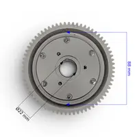 Ambreiaj unidirectional + pinion, ATV Asix 250CC