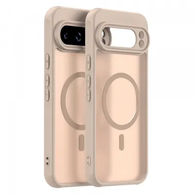 Husa MagSafe pentru Google Pixel 10 Pro, Techsuit, HaloFrost II, Aurie