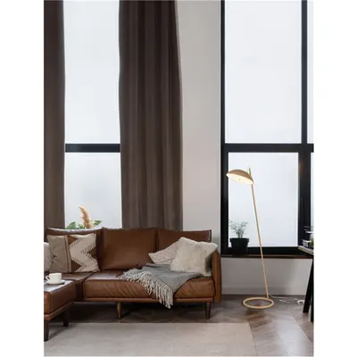 Lampa podea FLUTE Nisipiu Auriu Aluminiu LED 30W 230V 1958Lm 3000K IP20 Dimabil